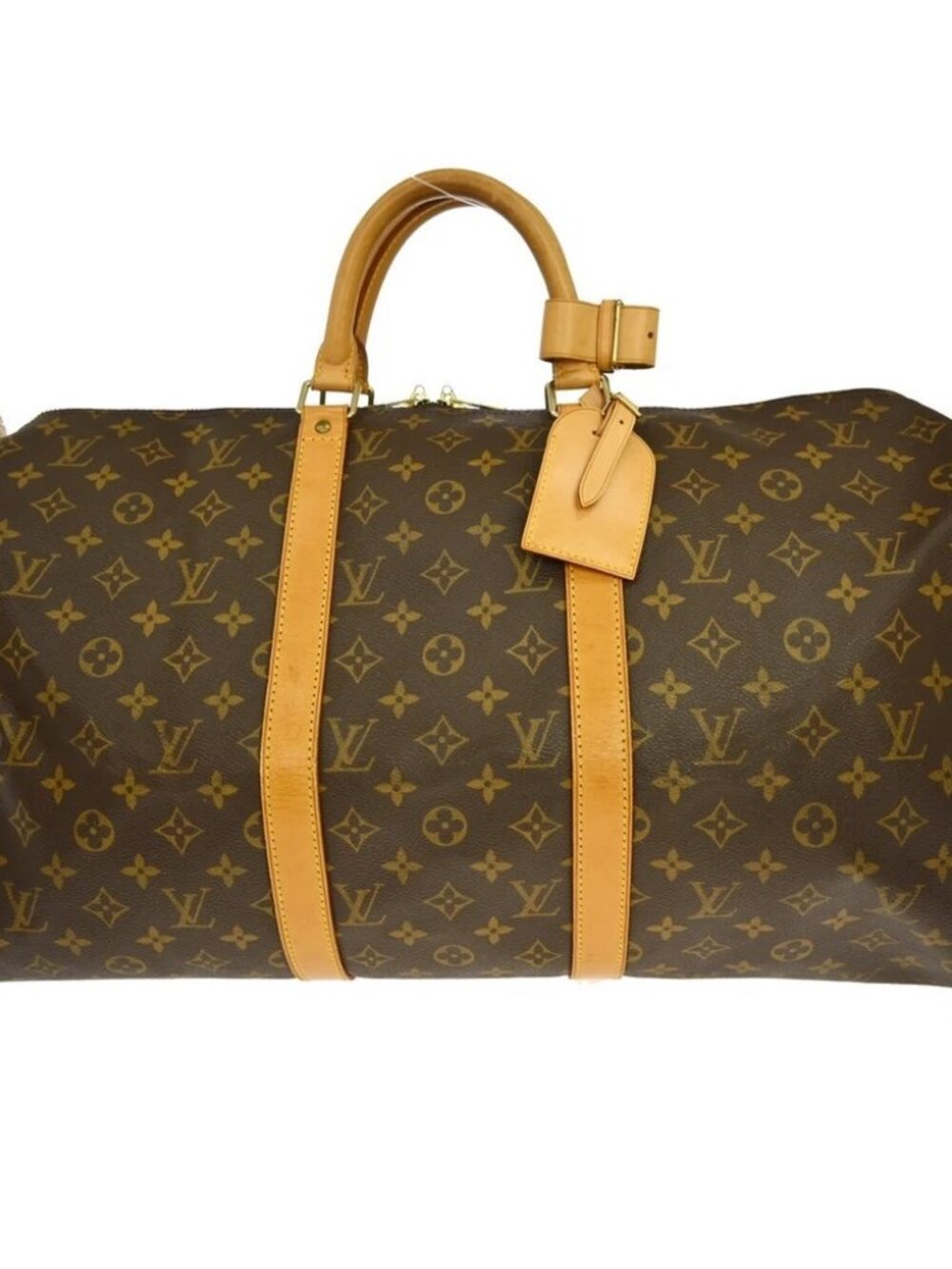 LOUIS VUITTON KEEPALL 50 TRAVEL HANDBAG MONOGRAM